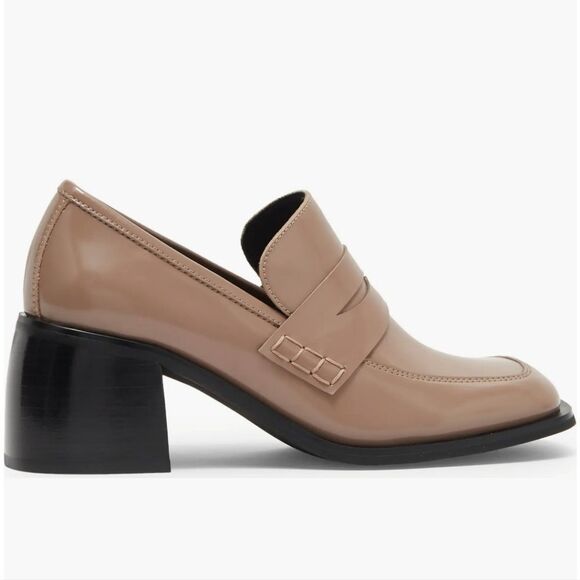 New Jeffrey Campbell Ecole Loafer Pump (Women) Penny heel mauve patient size 8.5 - Picture 3 of 7